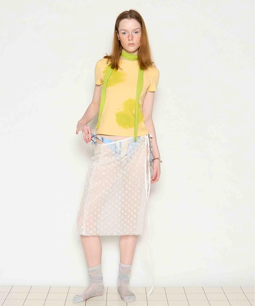 PISCESS×MAISON SPECIAL コラボTシャツ PISCESS×MAISON SPECIAL】Faded Flower T-shir
