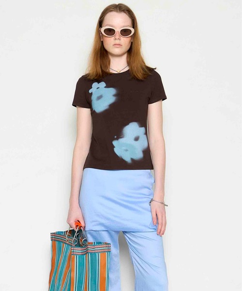 PISCESS×MAISON SPECIAL】Faded Flower T-shirt/フェード