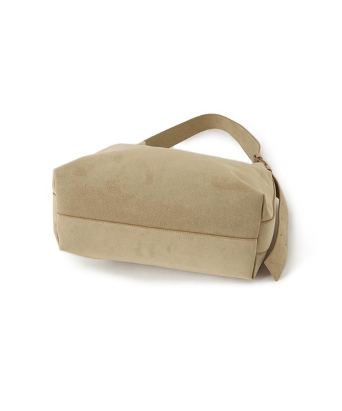 SALON adam et rope'(サロン アダム エ ロペ)の「【W S(ドゥーブル)】Ultrasuede(R)ホーボーバッグ(ショルダーバッグ・レディース・ベージュ/ダークブラウン・FREE)」の11枚目の写真