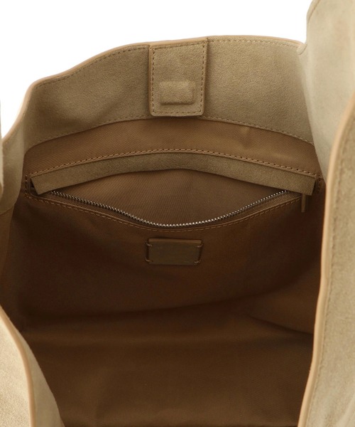 SALON adam et rope'(サロン アダム エ ロペ)の「【W S(ドゥーブル)】Ultrasuede(R)ホーボーバッグ(ショルダーバッグ・レディース・ベージュ/ダークブラウン・FREE)」の14枚目の写真