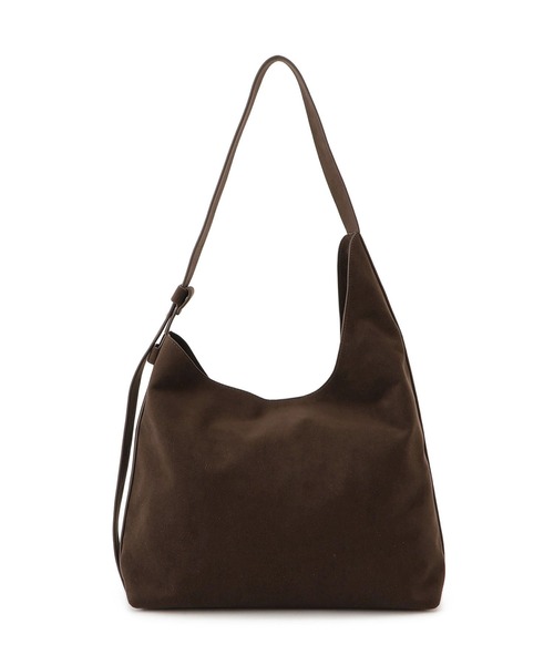 W S（ドゥーブル）】Ultrasuede(R)ホーボーバッグ（ショルダーバッグ