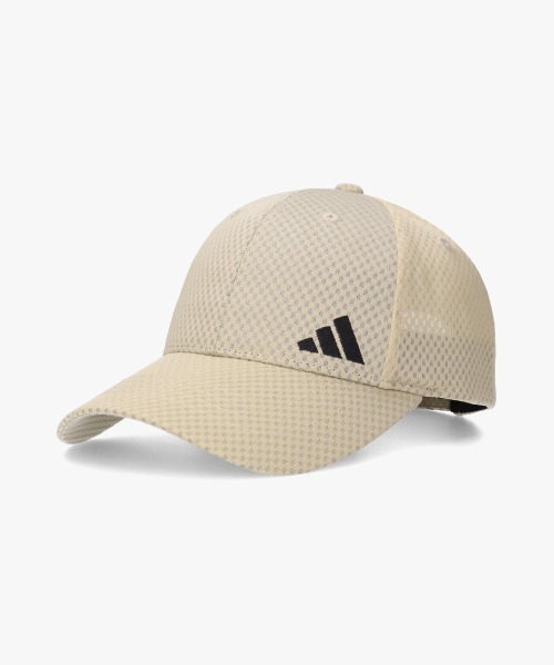 adidas(アディダス)の「adidas LT-MESH 6P CAP_02(キャップ・メンズ・ベージュ/ホワイト/ブラック/ネイビー・58cm)」の3枚目の写真