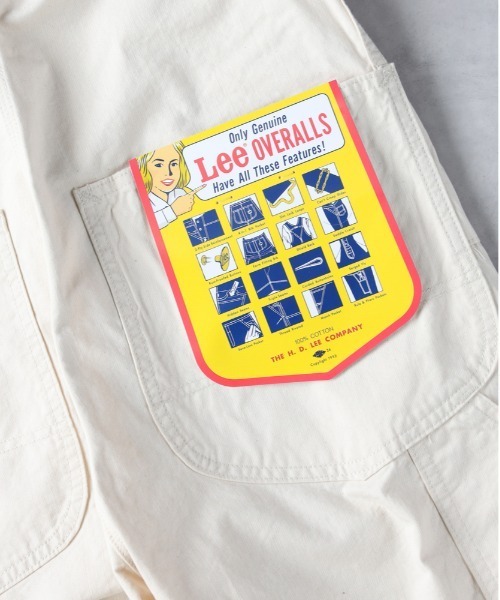 Lee（リー）の「【Lee】定番オーバーオール (耐久性 / 快適さ / ヴィンテージ感 / 幅広いスタイリング)（サロペット/オーバーオール・レディース・キナリ・M）」の9枚目の写真