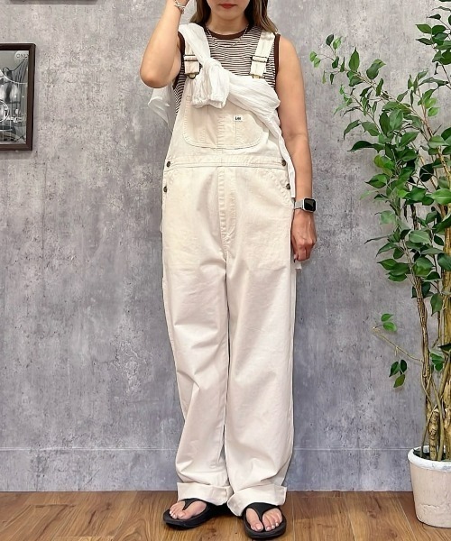 Lee（リー）の「【Lee】定番オーバーオール (耐久性 / 快適さ / ヴィンテージ感 / 幅広いスタイリング)（サロペット/オーバーオール・レディース・キナリ・M）」の18枚目の写真