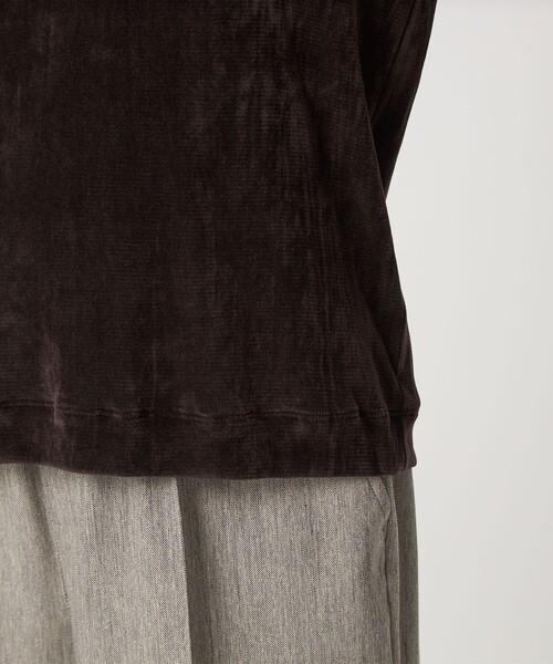 green label relaxing(グリーンレーベルリラクシング)の「極みシアーフロッキーT(Tシャツ/カットソー・レディース・ライトブルー/ライトピンク/ブラック/グレー/オフホワイト/ダークブラウン・FREE)」の13枚目の写真