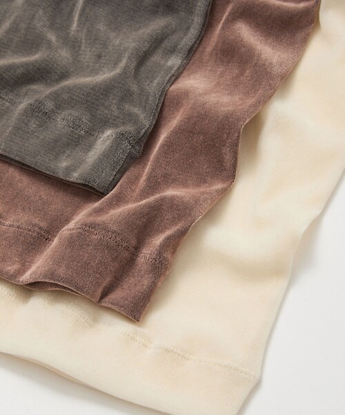 green label relaxing(グリーンレーベルリラクシング)の「極みシアーフロッキーT(Tシャツ/カットソー・レディース・ライトブルー/ライトピンク/ブラック/グレー/オフホワイト/ダークブラウン・FREE)」の15枚目の写真