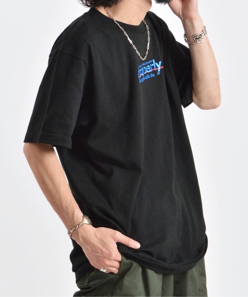 MODISH GAZE(モディシュガゼ)の「【MODISH GAZE】properly刺繍半袖Tシャツ(Tシャツ/カットソー・メンズ・ホワイト/ネイビー/ブラック・MEDIUM/LARGE/X-LARGE)」の21枚目の写真