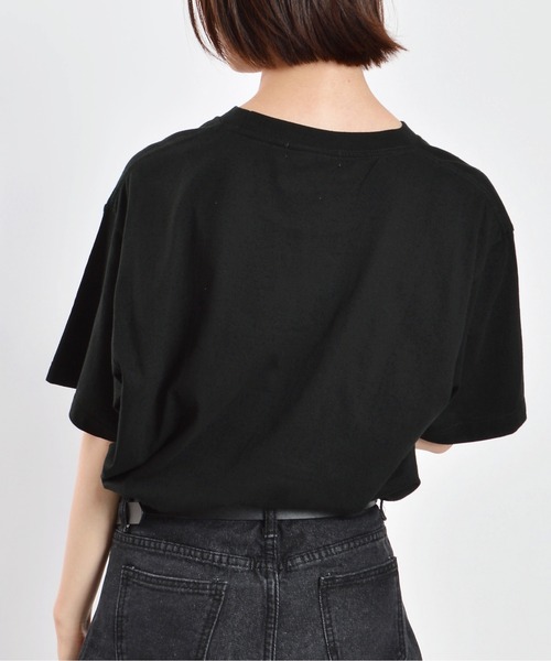 セール】【MODISH GAZE】properly刺繍半袖Tシャツ（Tシャツ