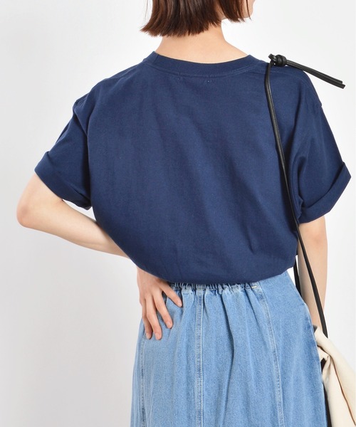 MODISH GAZE(モディシュガゼ)の「【MODISH GAZE】properly刺繍半袖Tシャツ(Tシャツ/カットソー・メンズ・ホワイト/ネイビー/ブラック・MEDIUM/LARGE/X-LARGE)」の13枚目の写真