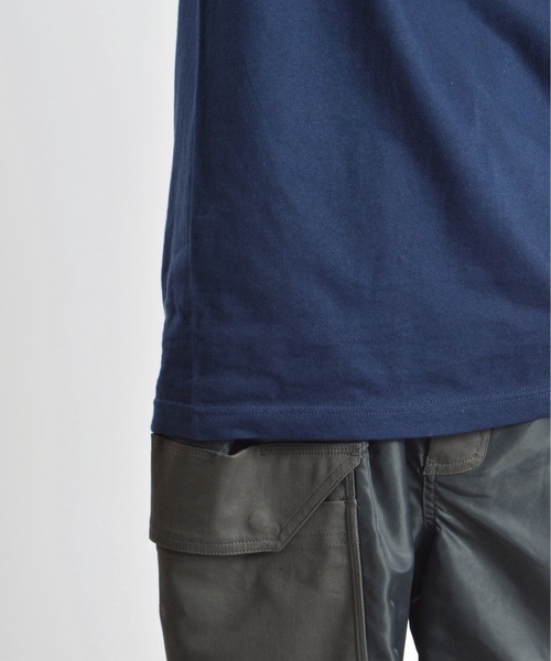 MODISH GAZE(モディシュガゼ)の「【MODISH GAZE】properly刺繍半袖Tシャツ(Tシャツ/カットソー・メンズ・ホワイト/ネイビー/ブラック・MEDIUM/LARGE/X-LARGE)」の7枚目の写真