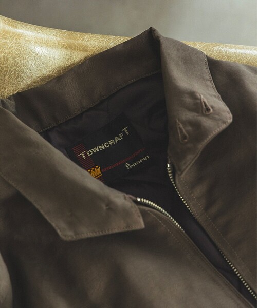 TOWNCRAFT（タウンクラフト）の「【別注】TOWN CRAFT / スタンド ブルゾン（ブルゾン・メンズ・オリーブ/ブラック・L/M/S/XL）」の3枚目の写真