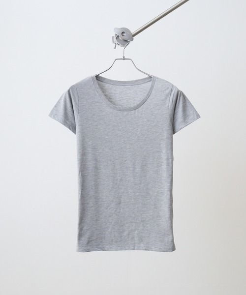 TRUSS(トラス)の「TRUSS ウィメンズベーシックTシャツ(Tシャツ/カットソー・レディース・ホワイト/ブラック/ヘザーグレー/イエロー/ピンク/アクア・L/M)」の3枚目の写真