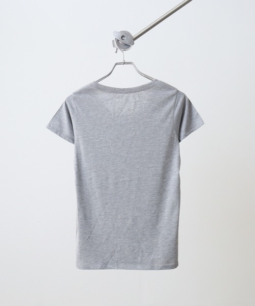 TRUSS(トラス)の「TRUSS ウィメンズベーシックTシャツ(Tシャツ/カットソー・レディース・ホワイト/ブラック/ヘザーグレー/イエロー/ピンク/アクア・L/M)」の9枚目の写真