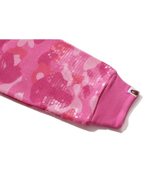 A BATHING APE（アベイシングエイプ）の「COLOR CAMO APE HEAD SEQUIN