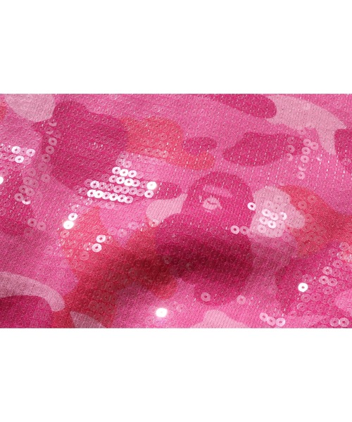 A BATHING APE（アベイシングエイプ）の「COLOR CAMO APE HEAD SEQUIN