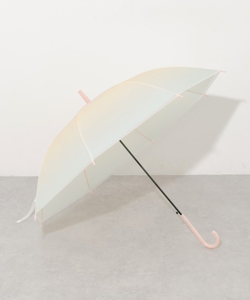 SMELLY（スメリー）の「グラデーションEVAビニール傘（長傘・レディース・ピンク系その他/グリーン系その他・FREE）」の3枚目の写真