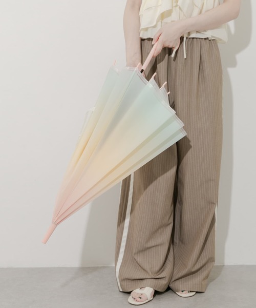 SMELLY（スメリー）の「グラデーションEVAビニール傘（長傘・レディース・ピンク系その他/グリーン系その他・FREE）」の6枚目の写真