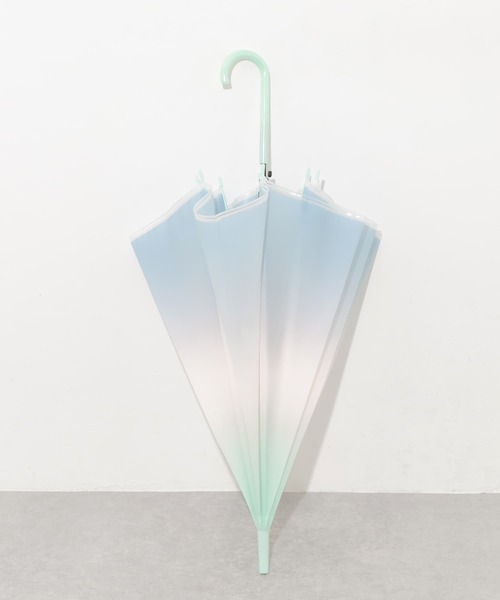 SMELLY（スメリー）の「グラデーションEVAビニール傘（長傘・レディース・ピンク系その他/グリーン系その他・FREE）」の9枚目の写真