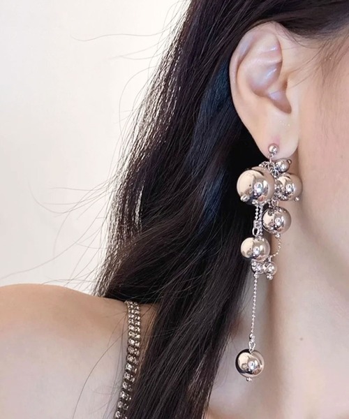 タッセルボールピアス（ピアス（両耳用））｜LYEON（リヨン）の