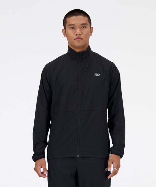 ニューバランス◆ゴルフ◆ストレッチハーフウーブンジャケット◆M◆定価16500円 セール】Athletics ストレッチウーブンジャケット（ナイロンジャケット