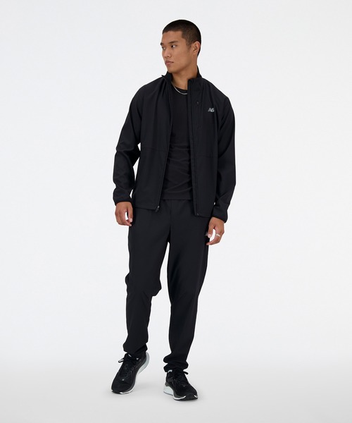 NEW BALANCE(ニューバランス)の「Athletics ストレッチウーブンジャケット(ナイロンジャケット・メンズ・ブラック・SMALL/MEDIUM/LARGE/X-LARGE)」の5枚目の写真