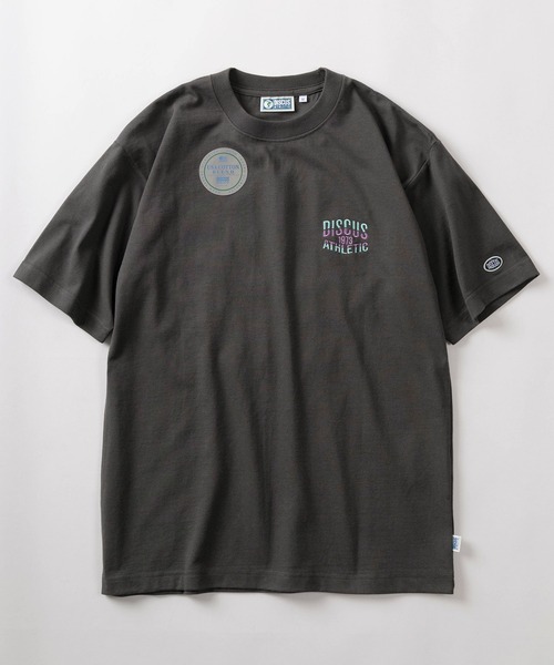 DISCUS(ディスカス)の「【71】【DISCUS/ディスカス】USAコットンブレンド DINER刺繍 バックプリント クルーネック 半袖Tシャツ ユニセックス(Tシャツ/カットソー・メンズ・サックスブルー/チャコールグレー/アッシュグレー/ホワイト・M/L)」の5枚目の写真