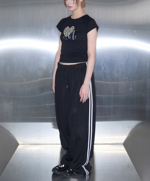 MUCENT(ムセント)の「【UNISEX】MUCENT/レオパードハートT(Tシャツ/カットソー・レディース・ブラック・MEDIUM/LARGE)」の13枚目の写真