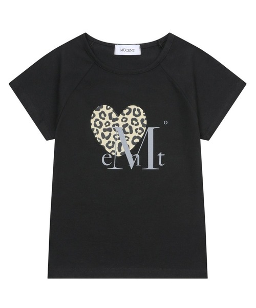 mucent レオパード柄ハートTシャツ Mサイズ UNISEX】MUCENT／レオパードハートT（Tシャツ/カットソー