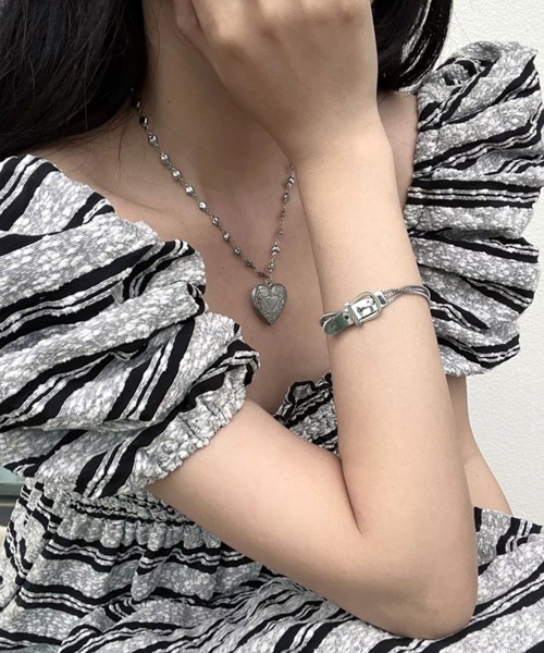 Ressaca（レサーカ）の「ハートロケットペンダントネックレス（ネックレス・レディース・シルバー・FREE）」の7枚目の写真