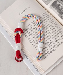 make a ray!（メイク ア レイ！）の「【91-1】 配色ドローコード スマホストラップ（スマホグッズ）」