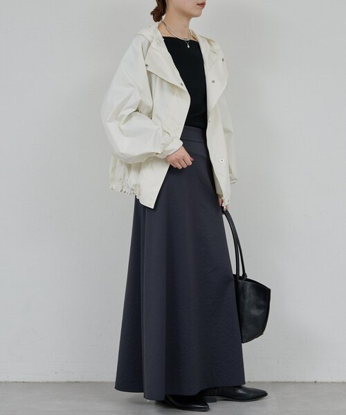 GALLARDAGALANTE（ガリャルダガランテ）の「ウォータープルーフショートコート（ベスト・レディース・オフホワイト/ブラック/ベージュ・FREE）」の21枚目の写真