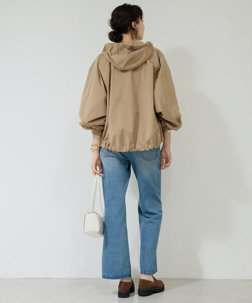 GALLARDAGALANTE（ガリャルダガランテ）の「ウォータープルーフショートコート（ベスト・レディース・オフホワイト/ブラック/ベージュ・FREE）」の13枚目の写真