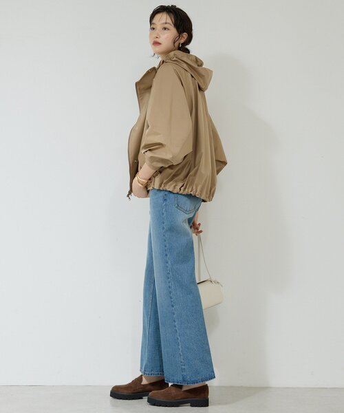 GALLARDAGALANTE（ガリャルダガランテ）の「ウォータープルーフショートコート（ベスト・レディース・オフホワイト/ブラック/ベージュ・FREE）」の14枚目の写真