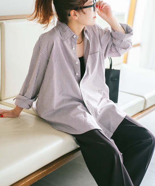 Spick & Span（スピックアンドスパン）の「《追加》オックススタンダードシャツ（シャツ/ブラウス・レディース・スカイブルー/その他18/その他4/ホワイト/ベージュ・FREE）」の5枚目の写真