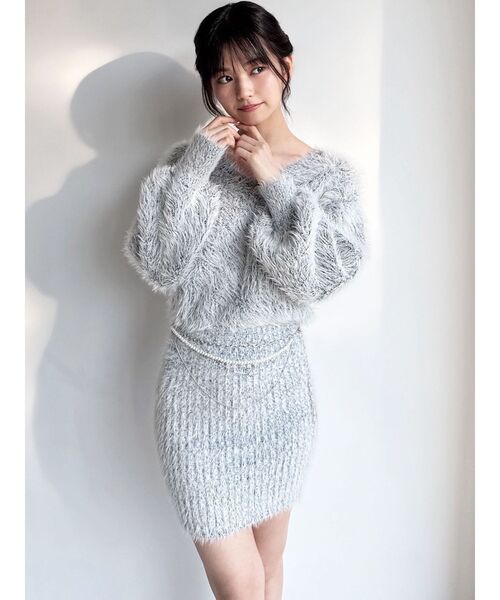 RESEXXY（リゼクシー）の「パールチェーンベルト（ベルト・レディース・シルバー/ゴールド・FREE）」の5枚目の写真