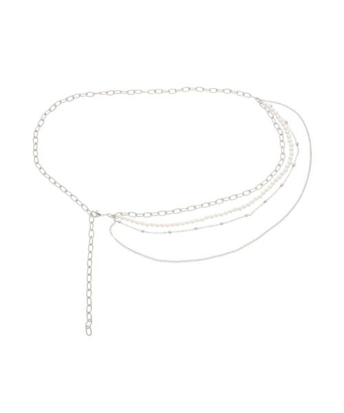 RESEXXY（リゼクシー）の「パールチェーンベルト（ベルト・レディース・シルバー/ゴールド・FREE）」の10枚目の写真