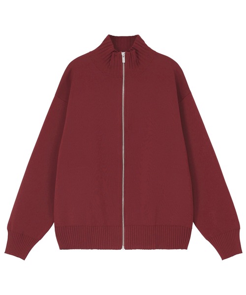 ZUCCa（ズッカ）の「PEストレッチニット / ニットカーディガン（カーディガン/ボレロ・レディース・ブラック/ベージュ/ボルドー・M size）」の3枚目の写真