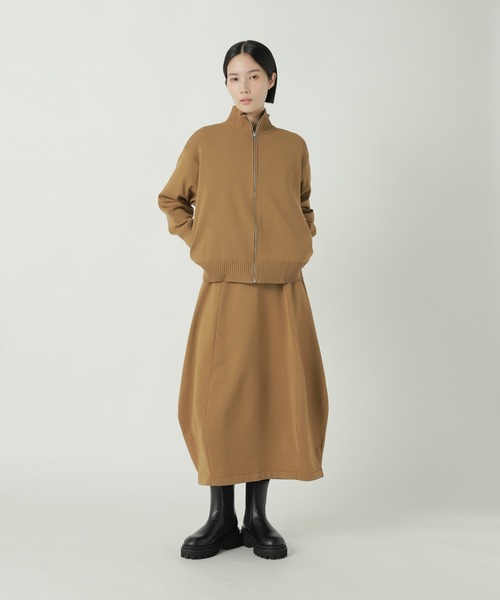 ZUCCa（ズッカ）の「PEストレッチニット / ニットカーディガン（カーディガン/ボレロ・レディース・ブラック/ベージュ/ボルドー・M size）」の14枚目の写真