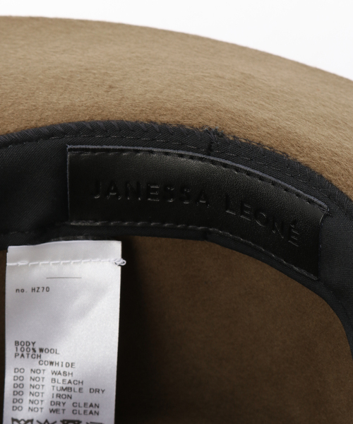 JANESSA LEONE（ジャネッサレオン）の「*【JANESSA LEONE/ジャネッサ レオーネ】RILEY（ハット・レディース・ブラック/キャメル・FREE）」の15枚目の写真