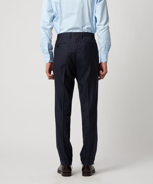 シャークスキン ストライプ シングル3B スーツ S‐MODEL ヨコストレッチ