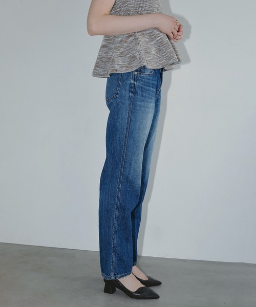 MANOF（マノフ）の「RED CARD×MANOF All-Day STRAIGHT DENIM（デニムパンツ・レディース・ブルー・25/24/23）」の12枚目の写真