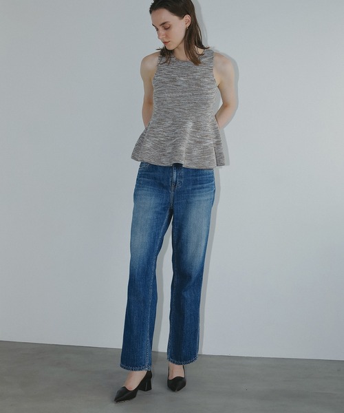 MANOF（マノフ）の「RED CARD×MANOF All-Day STRAIGHT DENIM（デニムパンツ・レディース・ブルー・25/24/23）」の10枚目の写真