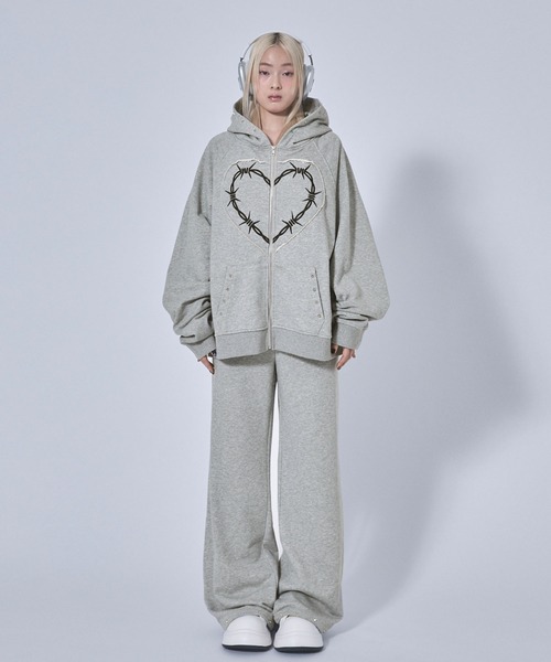 Heart Tattoo（ハートタトゥー）の「Heart Stitch Studded Hoodie 