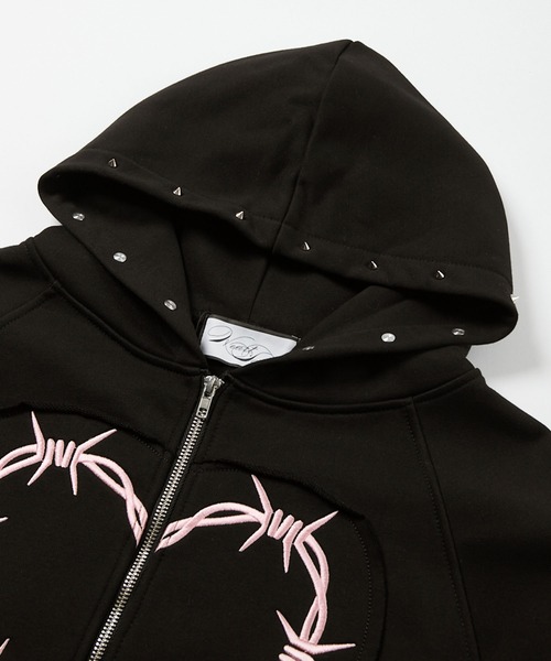 Heart Tattoo（ハートタトゥー）の「Heart Stitch Studded Hoodie 