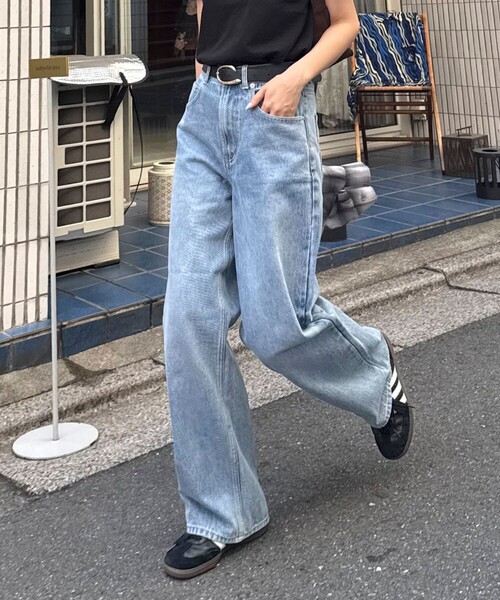 fredy emue 【@sora_522m企画】ベーシックストレートデニム38 sora_522m企画】ベーシックストレートデニム（デニムパンツ）｜fredy