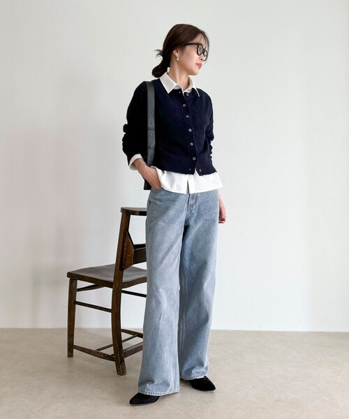 sora_522m企画】ベーシックストレートデニム（デニムパンツ）｜fredy