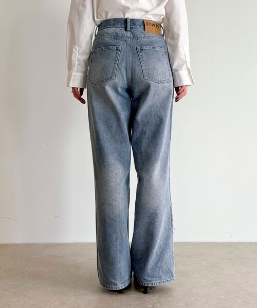 fredy emue @sora_522m企画 ベーシックストレートデニム38 sora_522m企画】ベーシックストレートデニム（デニムパンツ）｜fredy