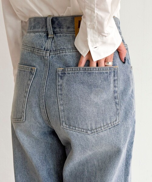 sora_522m企画】ベーシックストレートデニム（デニムパンツ）｜fredy