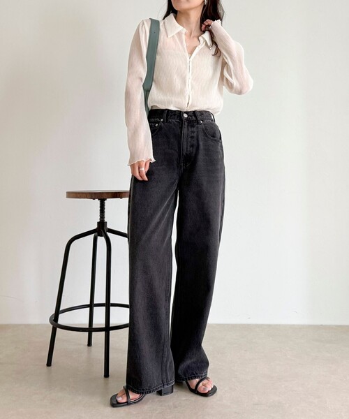 sora_522m企画】ベーシックストレートデニム（デニムパンツ）｜fredy