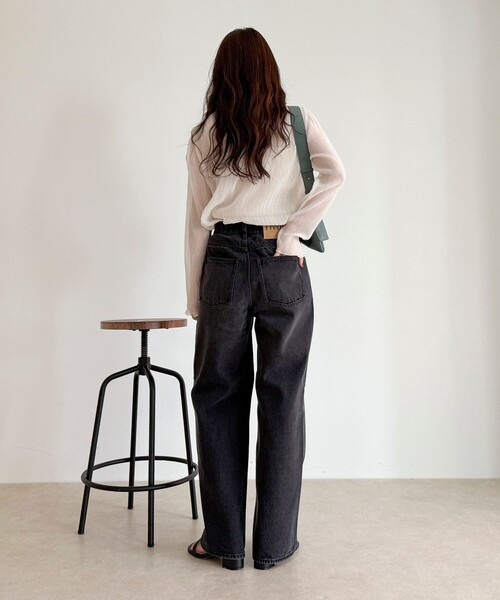 fredy emue @sora_522m企画 ベーシックストレートデニム38 sora_522m企画】ベーシックストレートデニム（デニムパンツ）｜fredy